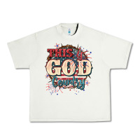 Pistachio This is god country 4th of july Urban Heavy Tee - CowGirlArtShop