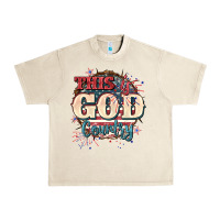 Sandshell This is god country 4th of july Urban Heavy Tee - CowGirlArtShop