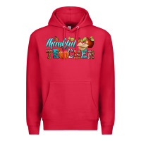 Cardinal thankful teacher Premium Hoodie - BundleAndBundleShop