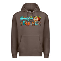 Coffee thankful teacher Premium Hoodie - BundleAndBundleShop