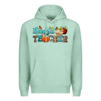 Seafoam thankful teacher Premium Hoodie - BundleAndBundleShop