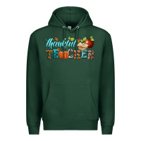 Sports Green thankful teacher Premium Hoodie - BundleAndBundleShop