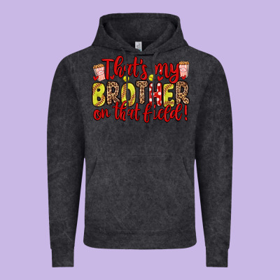 That S My Brother On That Field Vintage Hoodie Designed By Zillion Design Studio
