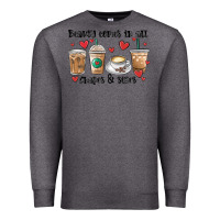 Charcoal Heather beauty comes in all shapes and sizes coffee Premium Sweatshirt - MaliasSmallBusiness