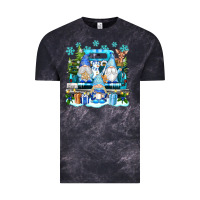 Cloud Black snowman gnome truck Vintage Tee - texasbilliewilder