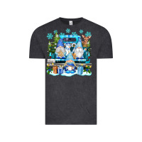 Vintage Black snowman gnome truck Vintage Tee - texasbilliewilder
