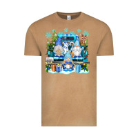 Vintage Camel snowman gnome truck Vintage Tee - texasbilliewilder