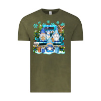 Snowman Gnome Truck Vintage Tee | Teevron