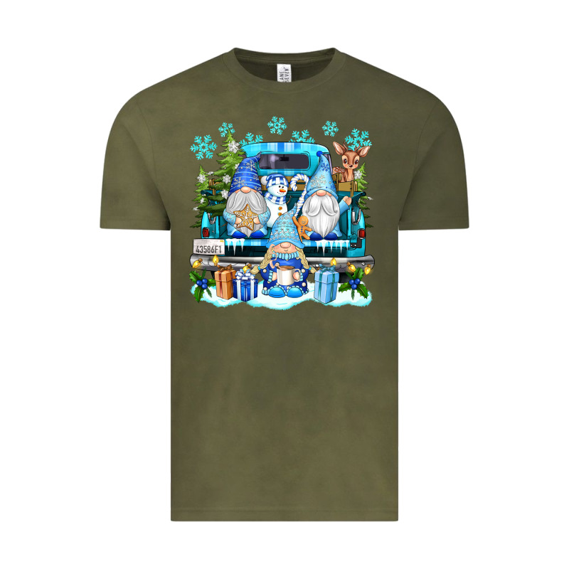 Snowman Gnome Truck Vintage Tee by texasbilliewilder | Teevron
