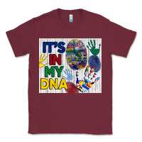 Burgundy it's in my dna tumbler Classic Tee - BundleAndBundleShop