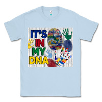 Dusty Blue it's in my dna tumbler Classic Tee - BundleAndBundleShop