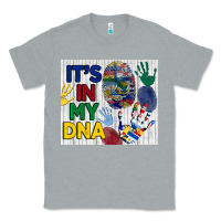 Heather Grey it's in my dna tumbler Classic Tee - BundleAndBundleShop