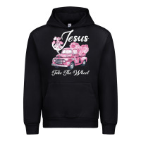 Black Leopard Floral Pink Car Jesus Take The Wheel Urban Hoodie - Bettercallsaul