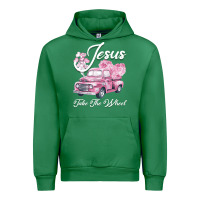 Emerald Leopard Floral Pink Car Jesus Take The Wheel Urban Hoodie - Bettercallsaul