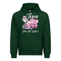 Forest Green Leopard Floral Pink Car Jesus Take The Wheel Urban Hoodie - Bettercallsaul