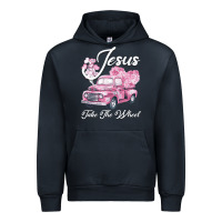 Navy Leopard Floral Pink Car Jesus Take The Wheel Urban Hoodie - Bettercallsaul