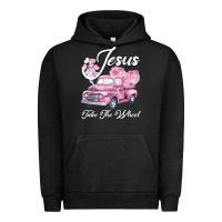 Pigment Black Leopard Floral Pink Car Jesus Take The Wheel Urban Hoodie - Bettercallsaul