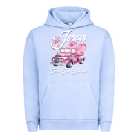 Pigment Grape Ice Leopard Floral Pink Car Jesus Take The Wheel Urban Hoodie - Bettercallsaul