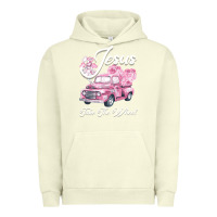Pigment Pistachio Leopard Floral Pink Car Jesus Take The Wheel Urban Hoodie - Bettercallsaul