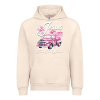 Sandshell Leopard Floral Pink Car Jesus Take The Wheel Urban Hoodie - Bettercallsaul