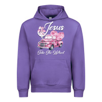 Tulip Leopard Floral Pink Car Jesus Take The Wheel Urban Hoodie - Bettercallsaul