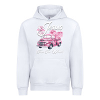 White Leopard Floral Pink Car Jesus Take The Wheel Urban Hoodie - Bettercallsaul