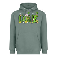 Sage st patricks love nurse Heavyweight Hoodie - MaliasSmallBusiness