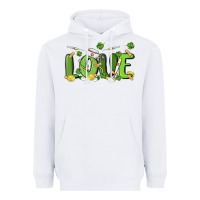 White st patricks love nurse Heavyweight Hoodie - MaliasSmallBusiness
