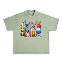 Oil Green 4th of July American drinks Urban Heavy Tee - Neo Western