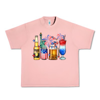 Salmon 4th of July American drinks Urban Heavy Tee - Neo Western
