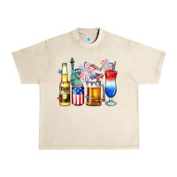 Sandshell 4th of July American drinks Urban Heavy Tee - Neo Western