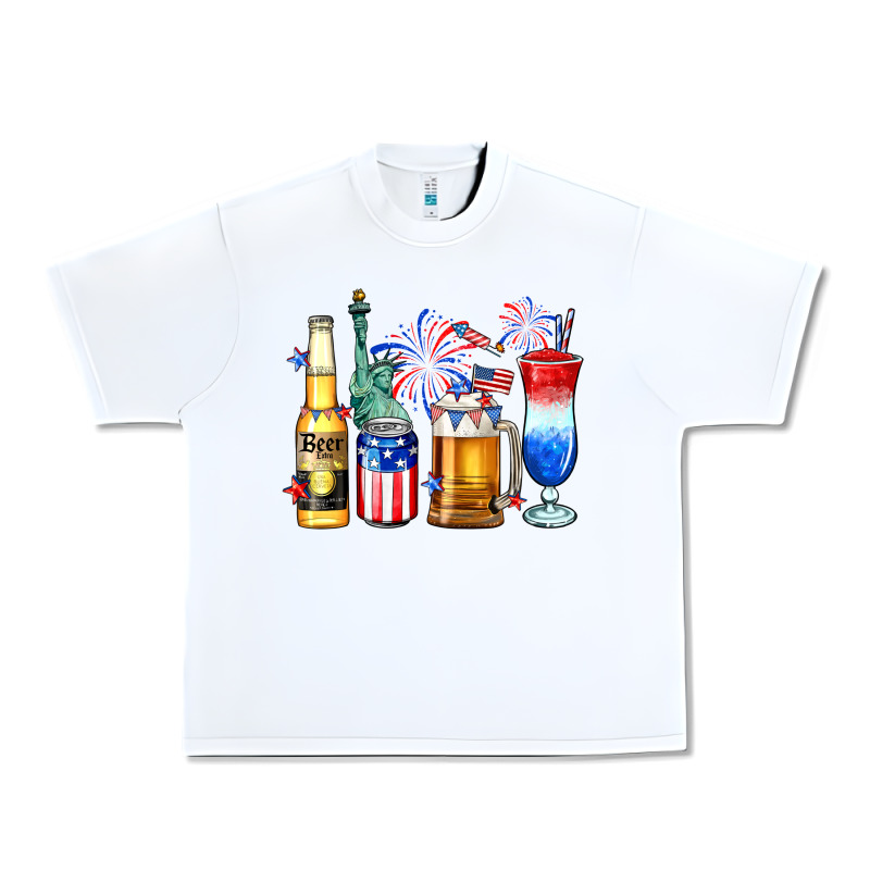 4th Of July American Drinks Urban Heavy Tee by Neo Western | Teevron