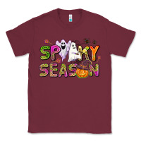 Burgundy spooky season Classic Tee - AdoDesignShop