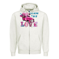 Loads Of Love Wıth Truck Zipper Hoodie | Teevron