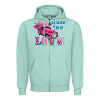 Seafoam loads of love wıth truck Zipper Hoodie - AdoDesignShop