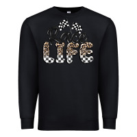 Black race life Premium Sweatshirt - MaliasSmallBusiness