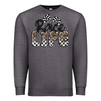 Charcoal Heather race life Premium Sweatshirt - MaliasSmallBusiness