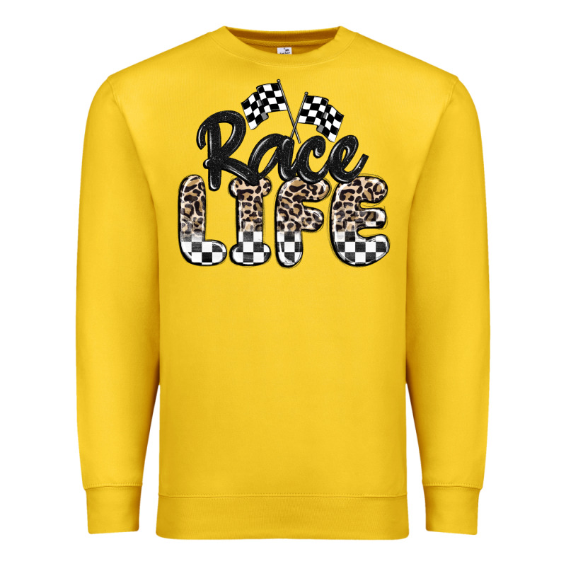 Race Life Premium Sweatshirt by MaliasSmallBusiness | Teevron