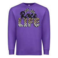 Purple race life Premium Sweatshirt - MaliasSmallBusiness