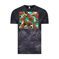 Cloud Black astec cowhide highlands cow Vintage Tee - BarkalooDesign