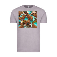Vintage Zinc astec cowhide highlands cow Vintage Tee - BarkalooDesign