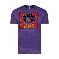 Cloud Purple Black history month juneteenth Vintage Tee - Zillion Design Studio