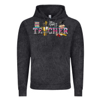 Vintage Black race with teacher Vintage Hoodie - texasbilliewilder