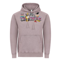 Vintage Zinc race with teacher Vintage Hoodie - texasbilliewilder