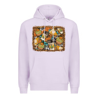 Lilac autumn distressed background Premium Hoodie - BundleAndBundleShop