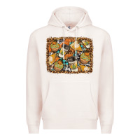 Pale Pink autumn distressed background Premium Hoodie - BundleAndBundleShop