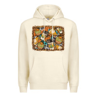 Sandshell autumn distressed background Premium Hoodie - BundleAndBundleShop