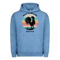 Pigment Pebble Blue Best Clucking Dad Ever Urban Hoodie - Bettercallsaul