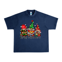 Navy merry christmas gnomes Urban Heavy Tee - CowhideDigitalArt