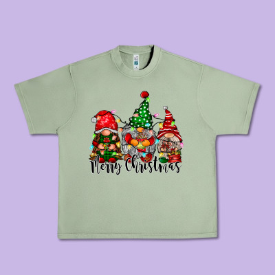 Merry Christmas Gnomes Urban Heavy Tee Designed By Cowhidedigitalart